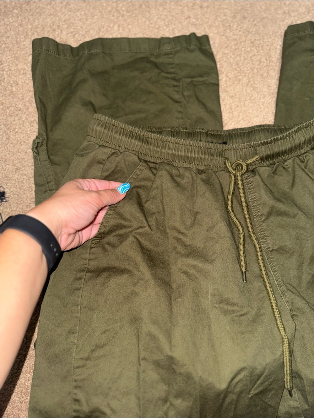 Army Green Cargo Pants by Forever 21 - Picture 3 of 5